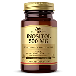 Solgar Inositol 500mg 50 Vegetable Capsules<br />
