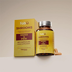 fabÜ SHROOMS Meno & Peri 60 Capsules fabÜ SHROOMS Meno & Peri 60 Capsules