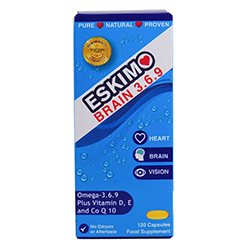 Eskimo Brain 3.6.9 Omega Fish Oils 120s<br />
