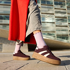 Rieker - M7601 Burgundy Platform Trainer<br />
