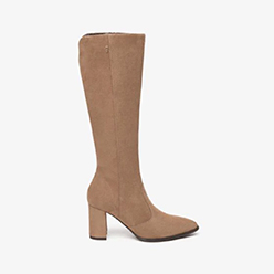 NeroGiardini - I514344D Beige Suede Knee High<br />
