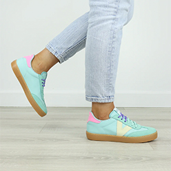 Victoria - 126230 Mint and Pink Trainer Victoria - 126230 Mint and Pink Trainer