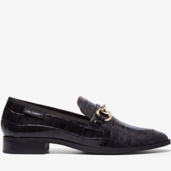 Carl Scarpa - Sorenne Black Croc Loafer