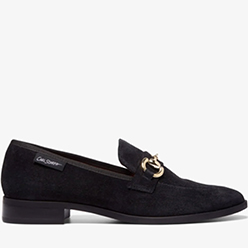 Carl Scarpa - Sorenne Black Suede Loafer