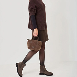 Tamaris - 25427 Taupe Chelsea Boot<br />

