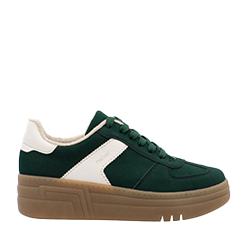 Rieker - M7602 Bottle Green Platform Trainer