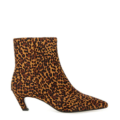 Ash - Vicky Leopard Kitten Heel Boot