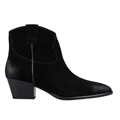 Ash - Fame Black Cowboy Boot