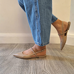 Pomme Dor - 1204 Beige Slingback Pomme Dor - 1204 Beige Slingback