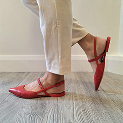 Pomme Dor - 1204 Red Slingback Pomme Dor - 1204 Red Slingback