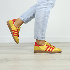 Back 70 - Ghost Yellow/Red Trainer Back 70 - Ghost Yellow/Red Trainer