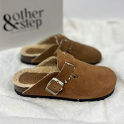 & Other Step - SEW2501 Tan Fur Mule