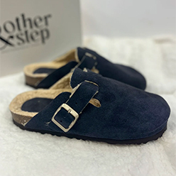& Other Step - SEW2501 Navy Fur Mule