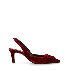 Lodi - Nestor Red Velvet Slingback<br />
