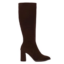 Wonders - M-5432 Brown Suede Knee High
