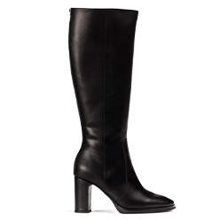 Wonders - M-5150 Black Leather knee High