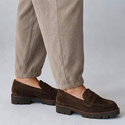 Unisa - Fonti Brown Suede Loafer<br />
