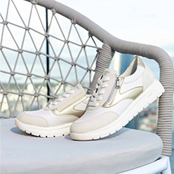 Remonte - D2V02 White and Gold Trainer Remonte - D2V02 White and Gold Trainer