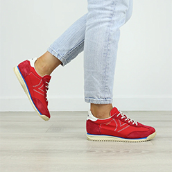 Victoria - 158108 Red Retro Trainer Victoria - 158108 Red Retro Trainer