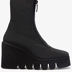 Carl Scarpa - Enrica Black Zip Sock Boot