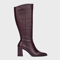 Wonders - M-5443 Burgundy Knee High Boot<br />
