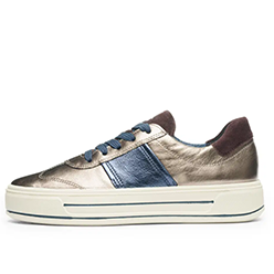 Murphy's-Shoes---Ara---23012-Metallic-and-Blue-Trainer