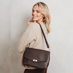 Murphy's-Shoes---Elie-Beaumont---Twist-Chocolate-Brown-Leather-Crossbody