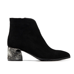Murphy's-Shoes-Loretta-Vitale---F349-Black-Suede-Mosaic-Heel