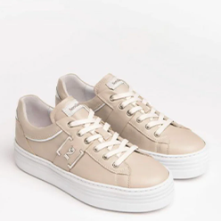 Murphy's-Shoes---NeroGiardini---Beige-NG-Trainer