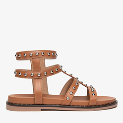 Murphy's-Shoes---NeroGiardini---E615920D-Tan-Gladiator-Sandal