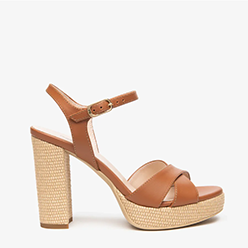 Murphy's-Shoes---NeroGiardini---E815810-Tan-Platform-Sandal
