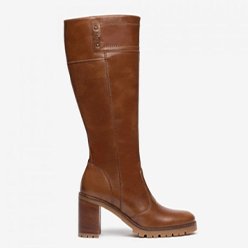 Murphy's-Shoes-NeroGiardini---I3089832D-Tan-Leather-Knee-High-Boot