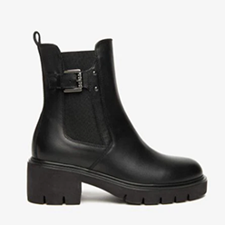 Murphy's-Shoes---NeroGiardini---I514814D-Black-Elastic-Chelsea-Boot