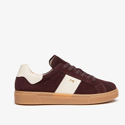 Murphy's-Shoes---NeroGiardini---I617421-Burgundy-Suede-Trainer