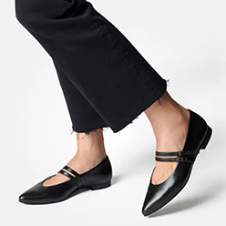 Murphy's-Shoes---Paul-Green--1022-Black-Ballerina