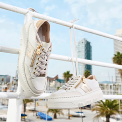 Murphy's-Shoes---Rieker---M1952-52---Cream-and-Gold-Zip-Trainer