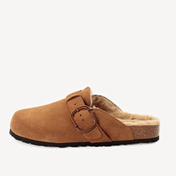 Murphy's-Shoes---Tamaris---27601-Tan-Fur-Lined-Mule