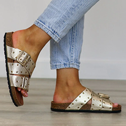 Murphy's-Shoes---Tim-&-Simonsen---Foxy-Gold-Buckle-Mule