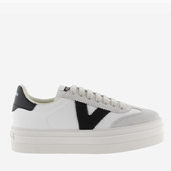 Murphy's-Shoes---Victoria---{1092173}-White-&-Black-Platform-Trainers