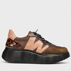 Murphy's-Shoes---Wonders---A-3631-Brown-Wedge-Elastic-Trainer