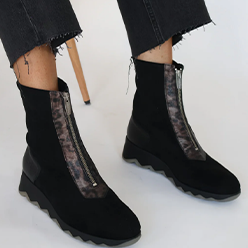 Murphy's-Shoes---Wonders---C-7632-Black-Suede-Zip-Ankle-Boot Murphy's-Shoes---Wonders---C-7632-Black-Suede-Zip-Ankle-Boot