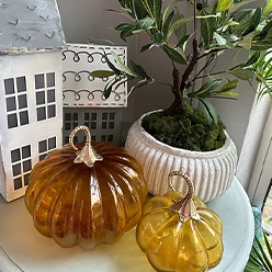 Adeline-Molloy-Design---Pumpkin-Amber-Set-of-Two-Large-&-small