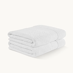 White-&-Green---Organic-Cotton-Bath-Towel-Set