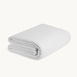 White-&-Green---The-Aura-Cotton-Weave-Bedspread