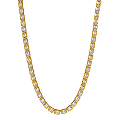 Crystals-&-Co---Emerald-Cut-Tennis-Necklace Crystals-&-Co---Emerald-Cut-Tennis-Necklace