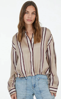 Nina's-Boutique---Marc-Aurel-6203-1001-93488-Satin-Stripe-Blouse