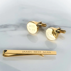 Dylan-Oaks---Tie-Pin-&-Cufflinks-set-in-Gold