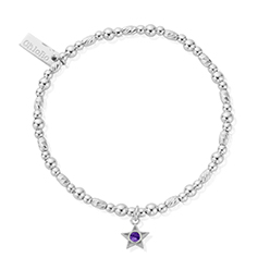 February Birthstone Bracelet