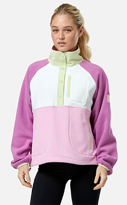 Snap Polar Fleece in Lime Sorbet