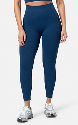 Lotus Lounge Legging in Petrol Blue